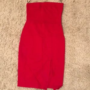 Red fashion nova dress